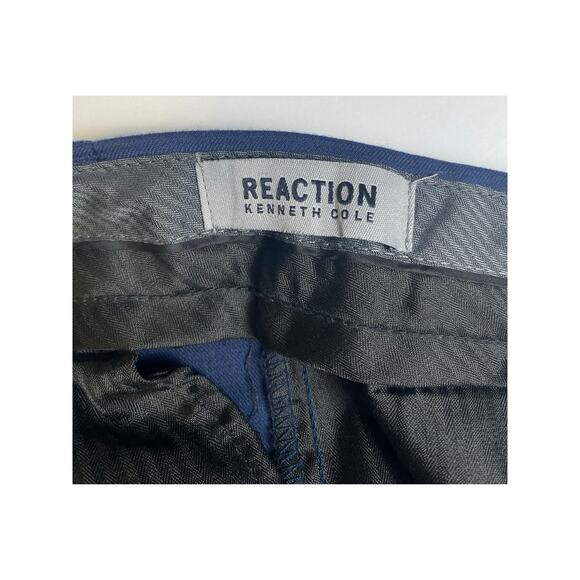 Reaction Kenneth Cole Men's Blue Dress Pants Slacks Size 36X32 - Picture 2 of 6